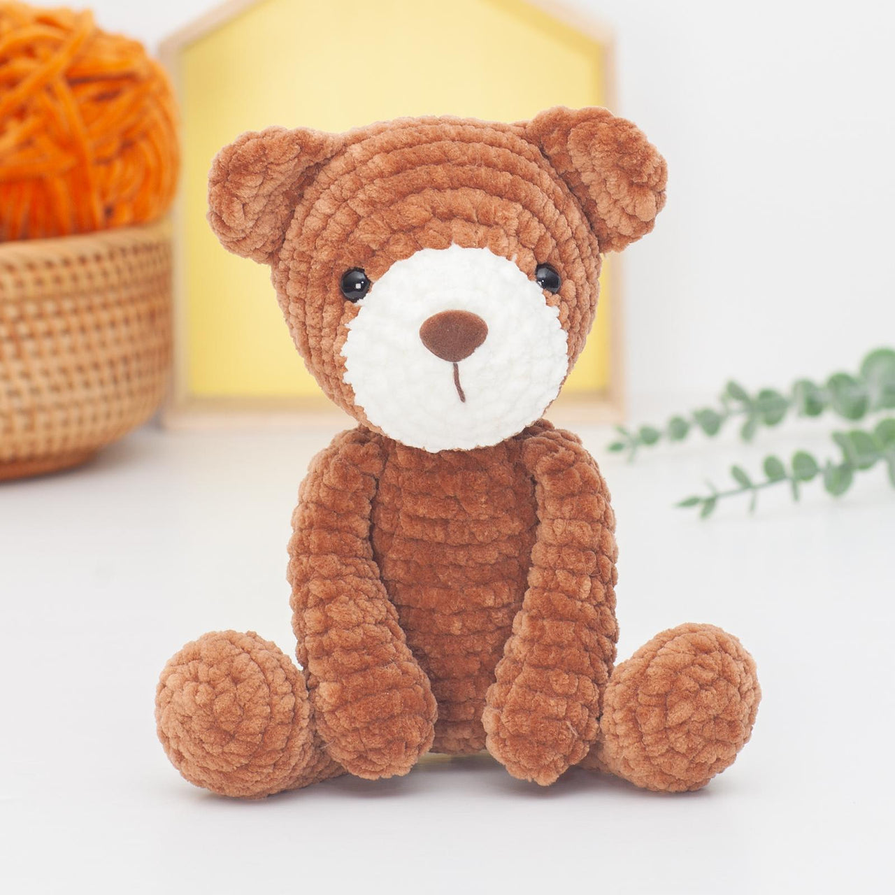 Teddy bear plush amigurumi pattern