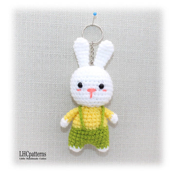 Bear Bunny Cat Keychain Charm