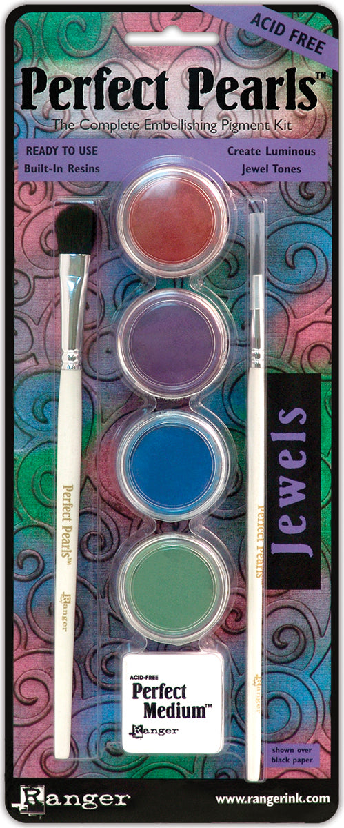 Ranger Perfect Pearls Pigment Powder Kit - Jewels