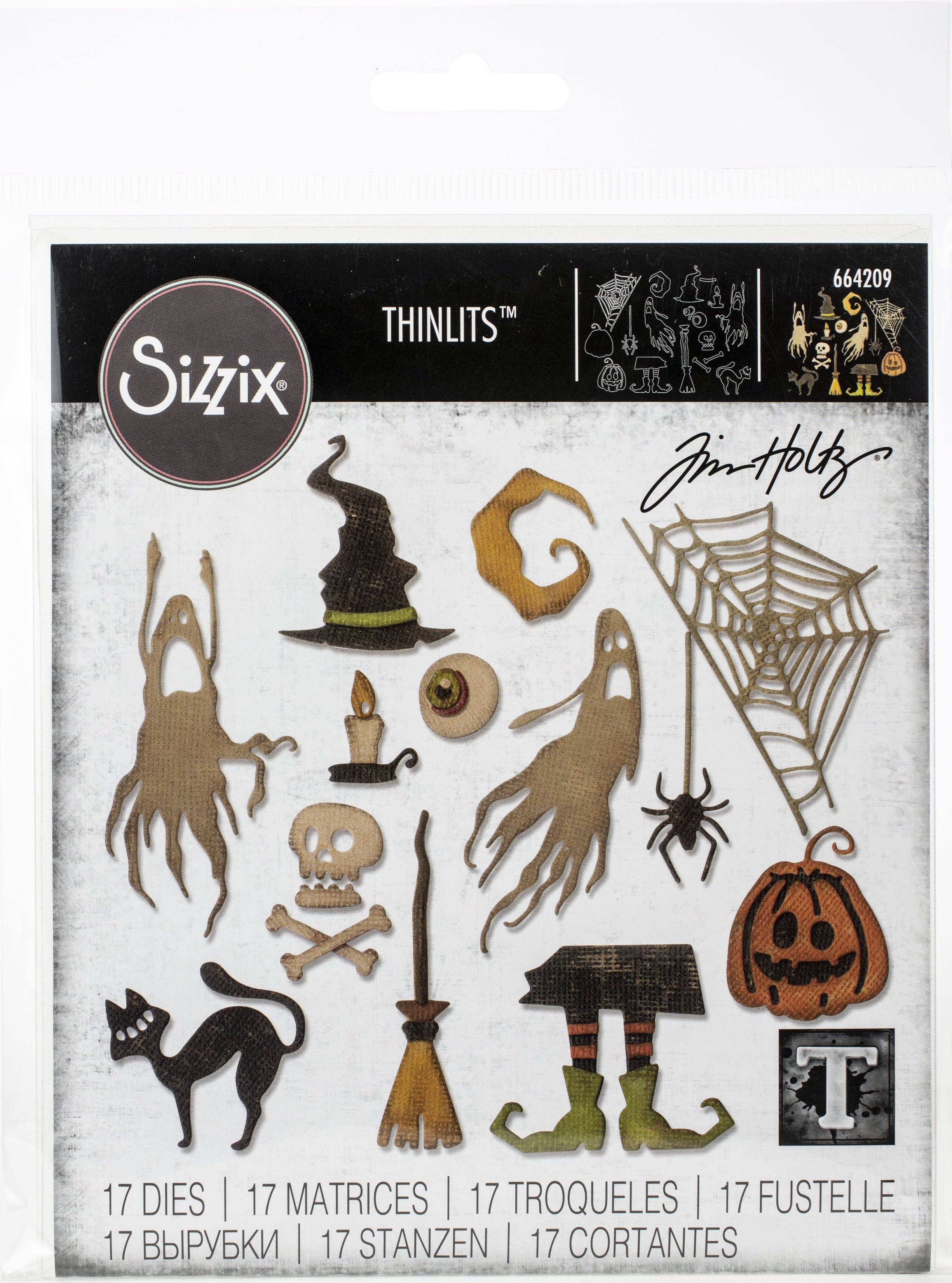 Sizzix Thinlits Dies By Tim Holtz - Frightful Things