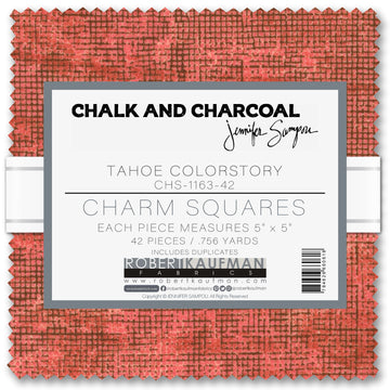 Robert Kaufman Chalk and Charcoal 5" Squares