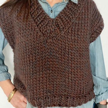 V Neck Oversized Vest