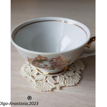 Openwork antique flower