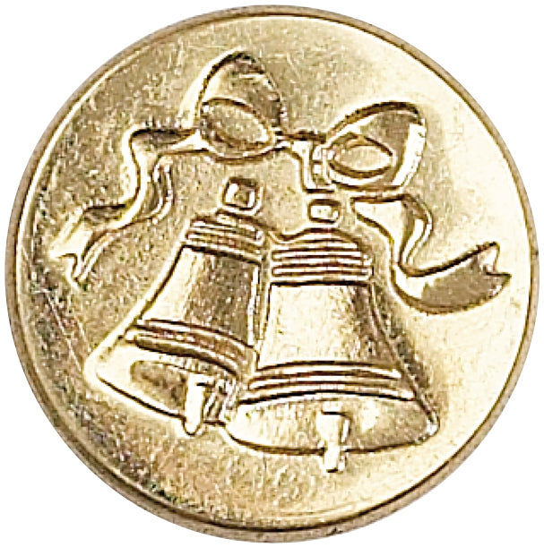 Manuscript Pen Manuscript Decorative Sealing Coin .75" - Bell