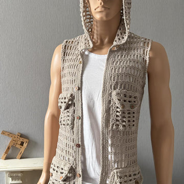 Hooded Mesh Shirt