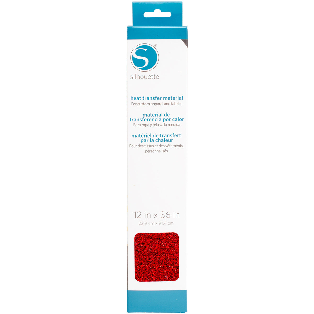 Silhouette America Silhouette Glitter Heat Transfer Material 12"X36" - Red