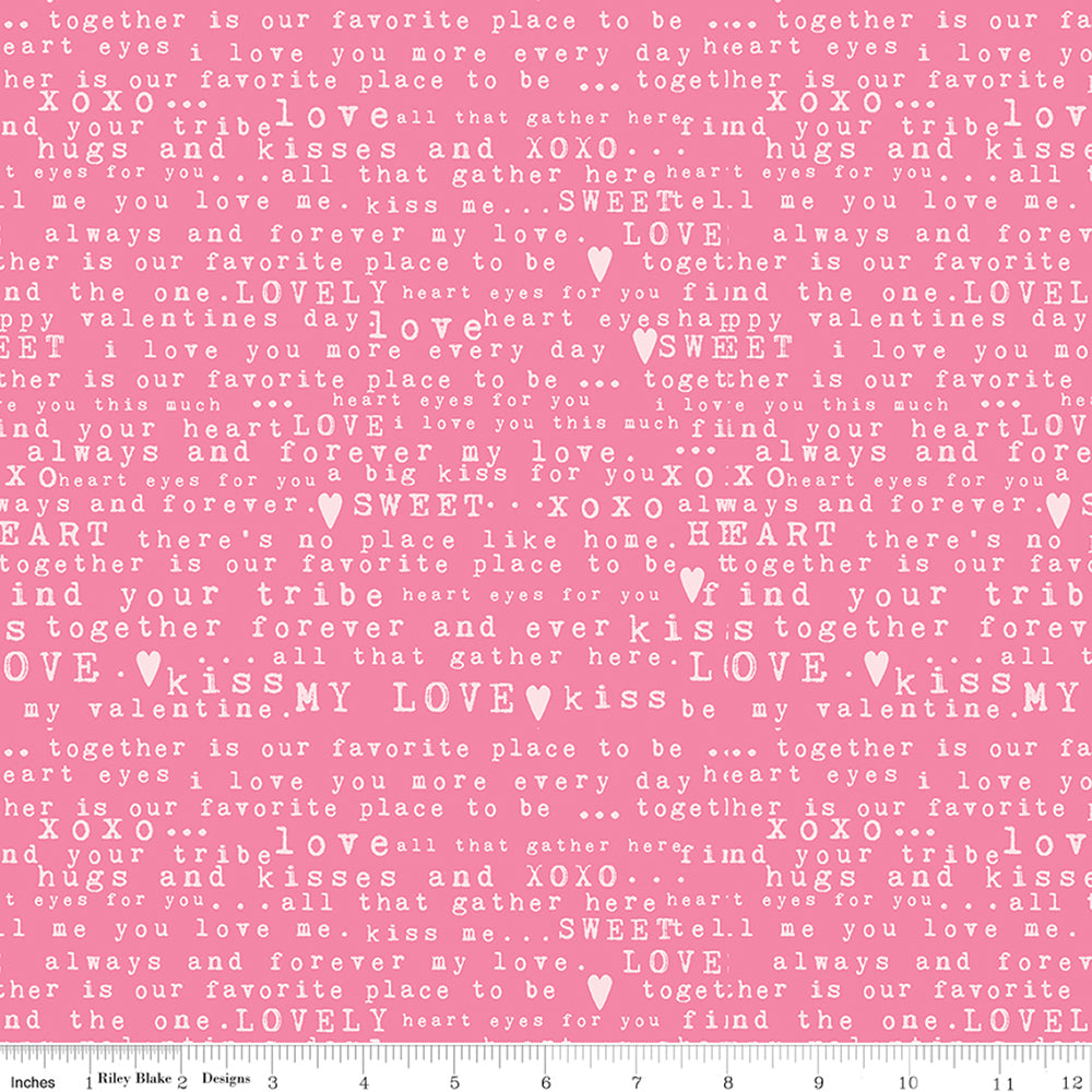 Riley Blake Sending Love - Pink - RBC10081PINK