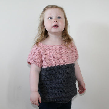 PDF06 Crochet Two Tone Sweater