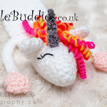 Bookmark  - Unicorn CROCHET PATTERN - UK Terminology - pdf Digital download