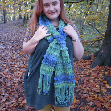 The Bobble Stripe Scarf