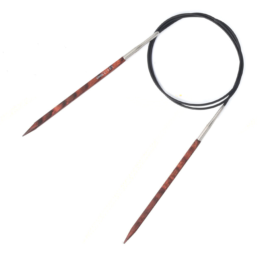 Knitter's Pride Cubic Wood 32" Circular Needle (1 pair)