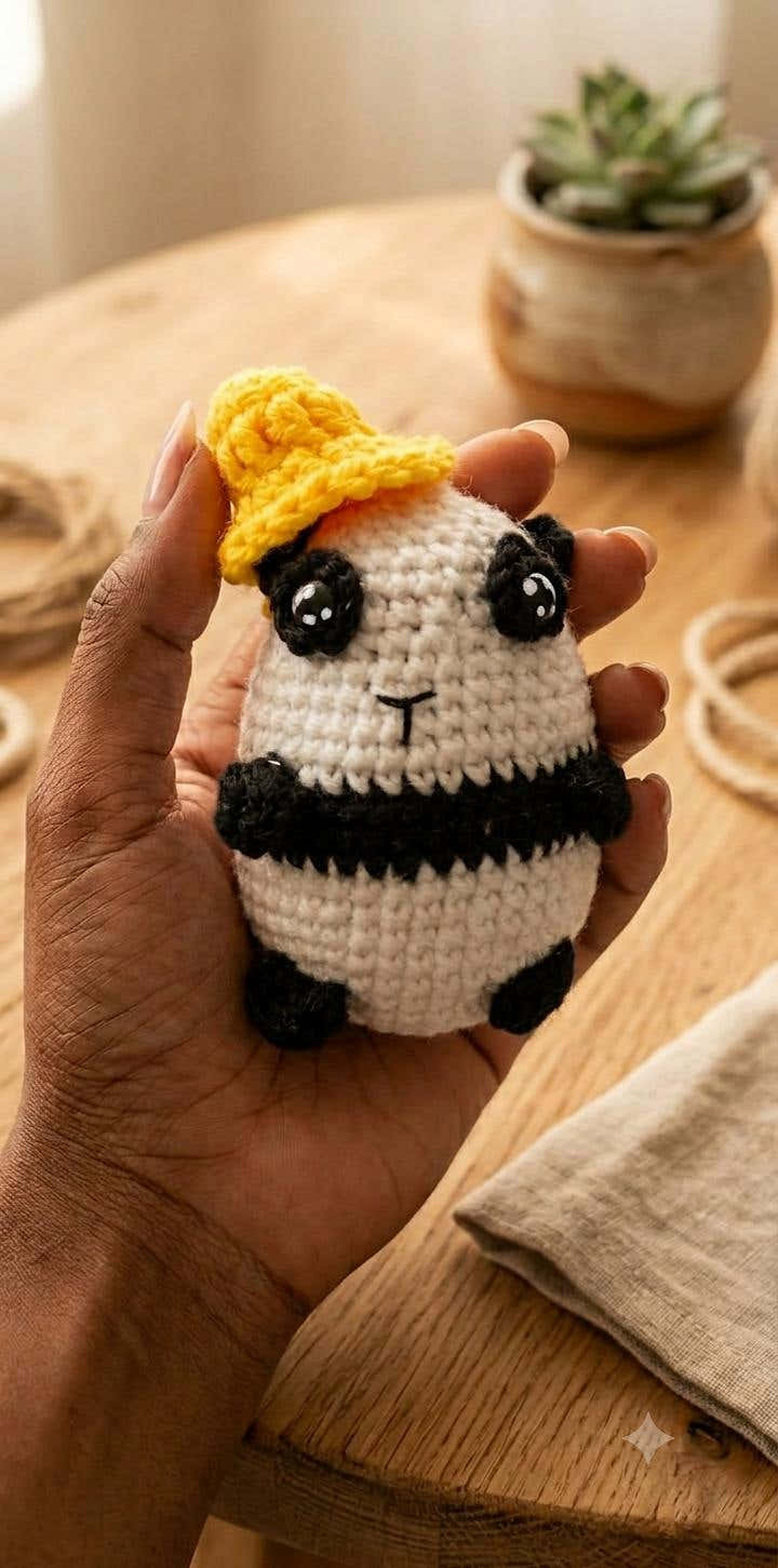 Cute panda Amigurumi