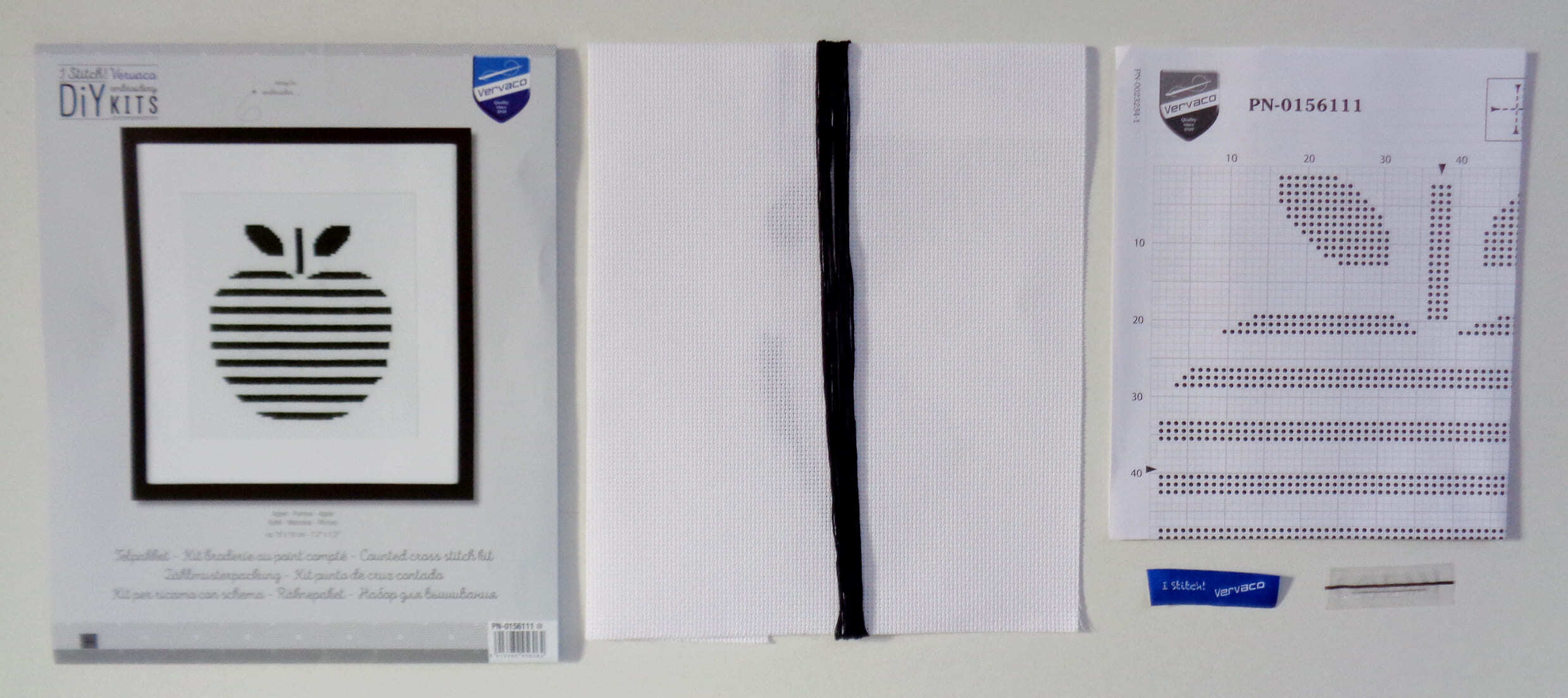 Vervaco Counted Cross Stitch Kit Apple Cross Stitch Kit