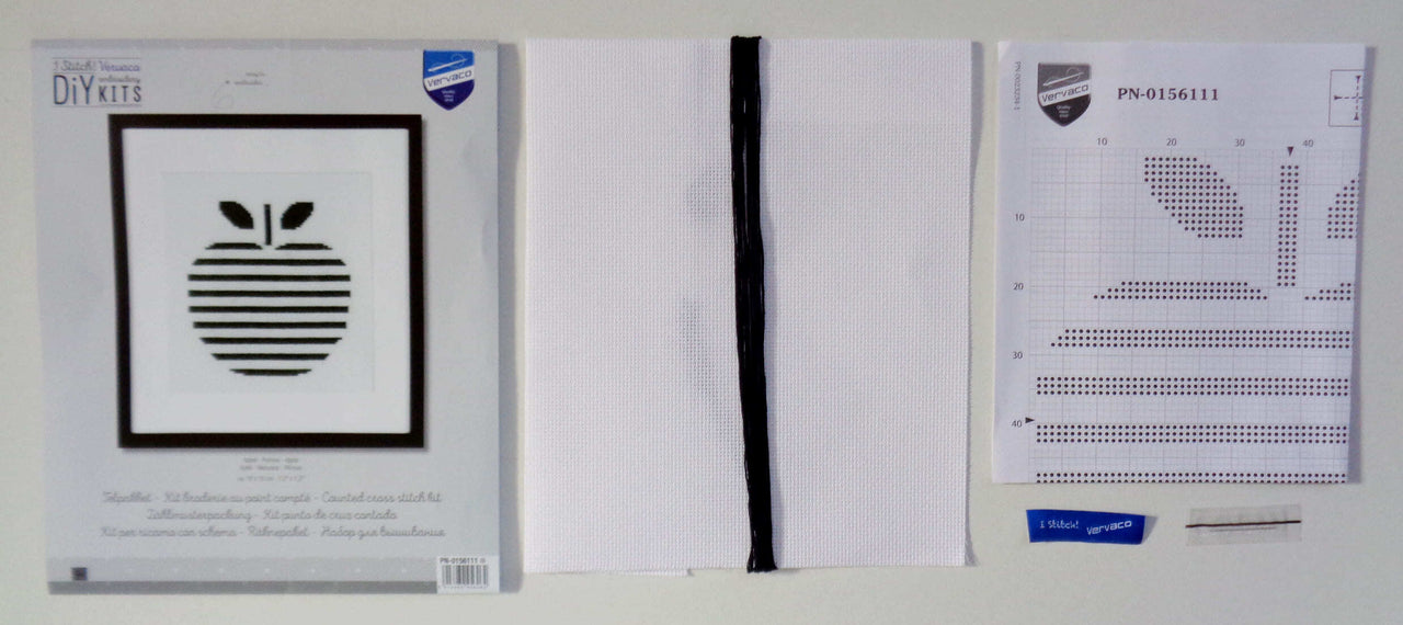 Vervaco Counted Cross Stitch Kit Apple Cross Stitch Kit