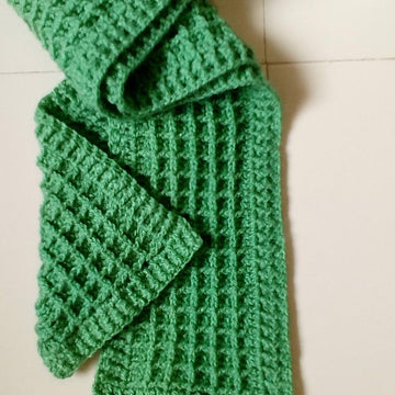Waffle Stitch Scarf