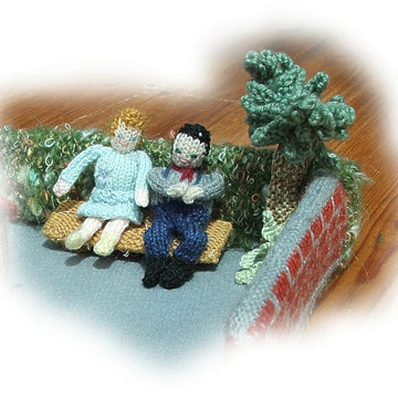 Village School toy knitting pattern