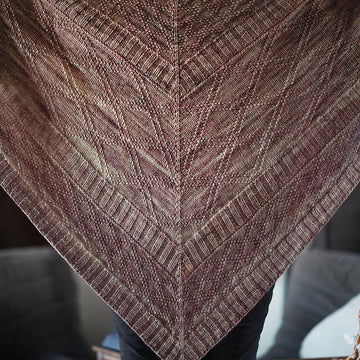 Tartanesque shawl