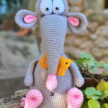 Rat amigurumi toy crochet pattern P6