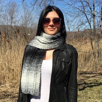 Easy Crochet Scarf Pattern for Women: Easy Laddered Scarf