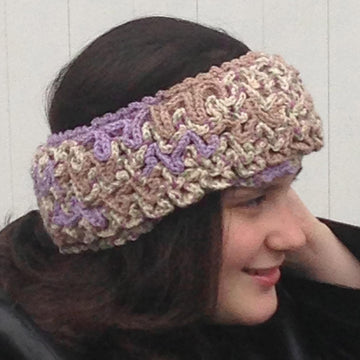 Ruffly Headband Earwarmer PDF12-083