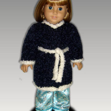Bathrobe for American Girl and 18 inch dolls, 110