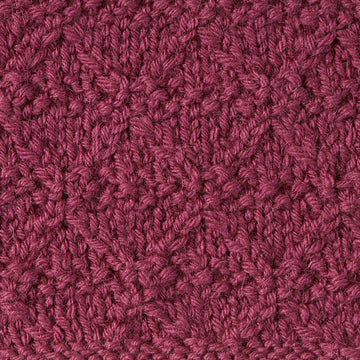 Diamond Patterned Sweater -  Jumper Knitting Pattern for Women in Debbie Bliss British Wool Aran by Debbie Bliss