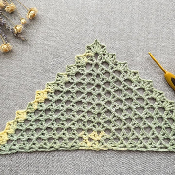 Crochet Bandana/Shawl Pattern/Chart #32