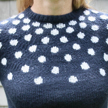 Polka Dot Crew Neck