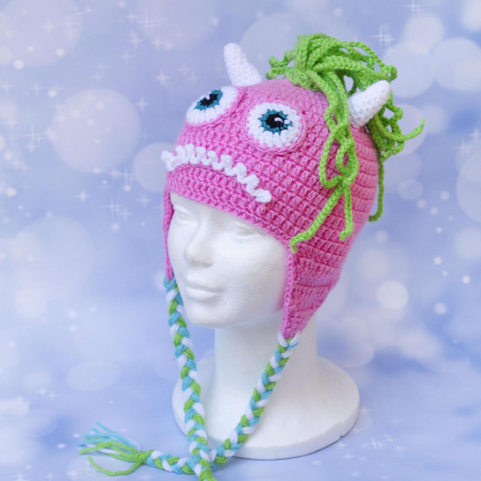 Pink monster Hat