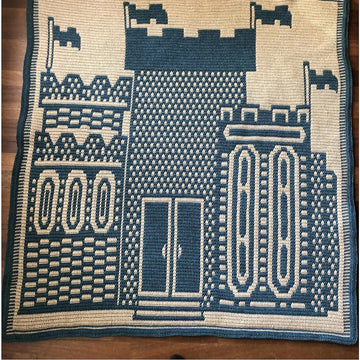 3 Turret Castle Blanket Pattern