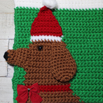 Dachschund Christmas Stocking