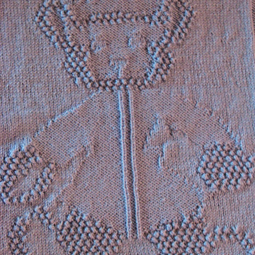 Teddy Bear Cot Blanket