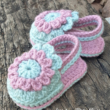 Baby bootie - Flower Sandal