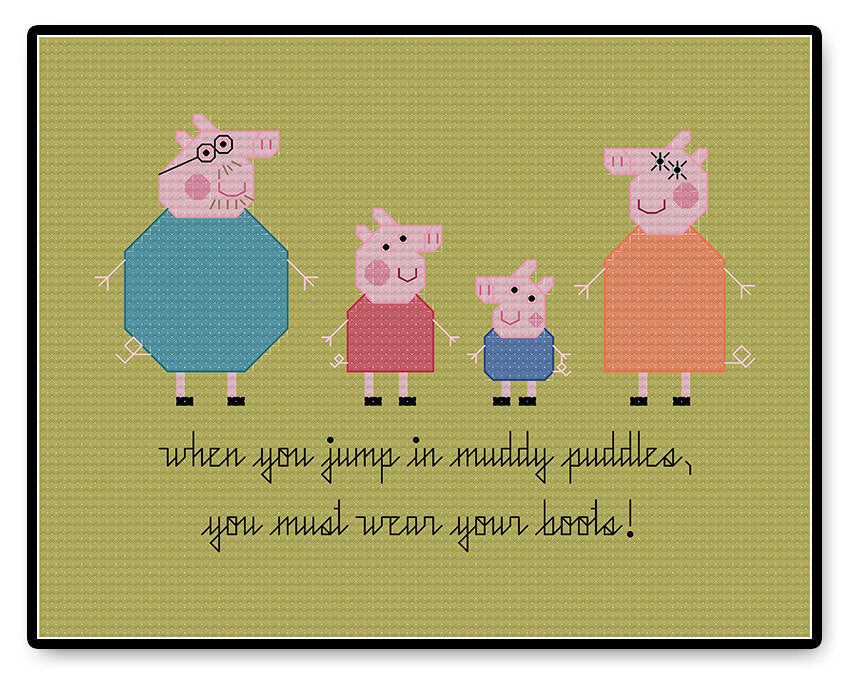Peppa Pig - PDF Cross Stitch Pattern