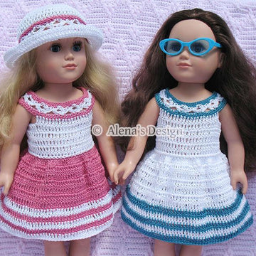 Doll Summer Dress Set
