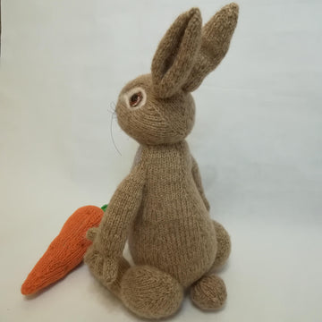 Peter Rabbit, Toy Knitting Pattern for Kids  Downloadable PDF, English