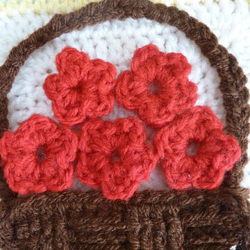 Easter Egg / Flower Basket Square (2in1) Pattern