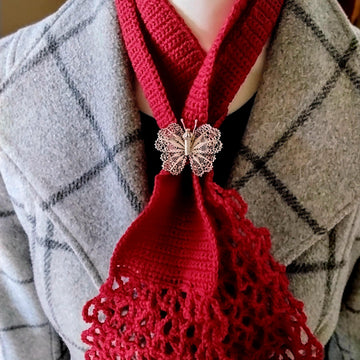 Lacy Waterfall Scarf