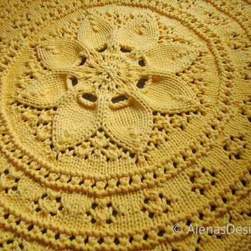 Floral Lace Rug