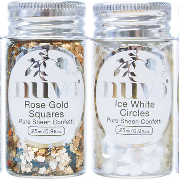 Tonic Studios Nuvo Pure Sheen Confetti 4/Pkg - Golden Years