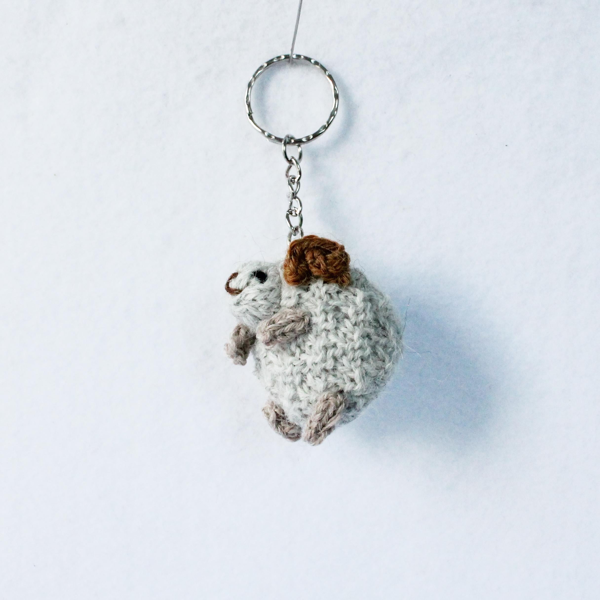 Mini Sheep Keyring