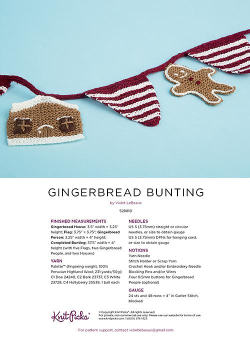 Gingerbread Bunting