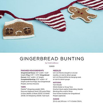 Gingerbread Bunting