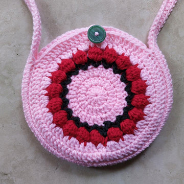 Crochet Flower Bag Pattern Beginner Kids Purse PDF Easy Toddler Handbag Crochet Small Crochet Bag With Strap DIY Girl’s Crochet Purse
