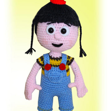 Agnes and the Unicorn Crochet Pattern, Doll Crochet Pattern, Cute Unicorn Crochet Pattern, Girl Crochet Pattern
