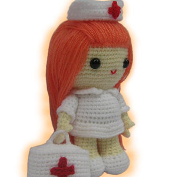 Nurse Jazzy - Amigurumi - PDF Crochet Pattern