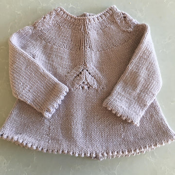 Tulip Time Cardigan in Debbie Bliss Baby Cashmerino BJ32