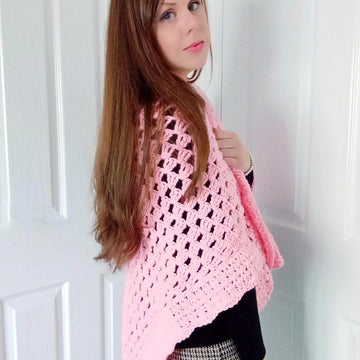 Crochet The Delicate Rose Shawl Pattern