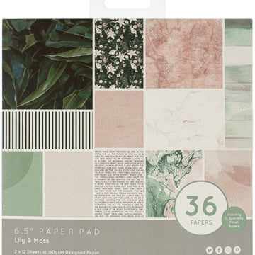 Kaisercraft Paper Pad 6.5"X6.5" 40/Pkg - Lily & Moss