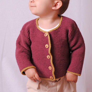 Strickanleitung Babyjacke Frederick & Elena in den Größen 62 bis 92, Anfängerfreundlich